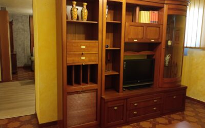 OFFERTA SPECIALE Libreria con porta tv in noce